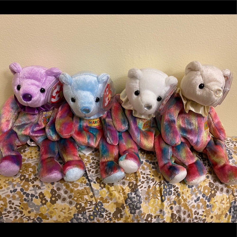 Birth Month Beanie Babies BNWT